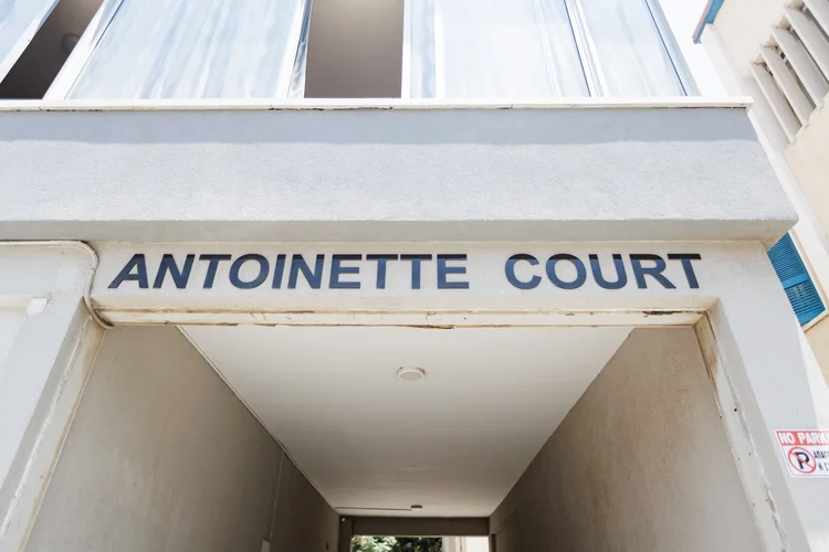 Antoinette Court amenity — Antoinette Court entrance