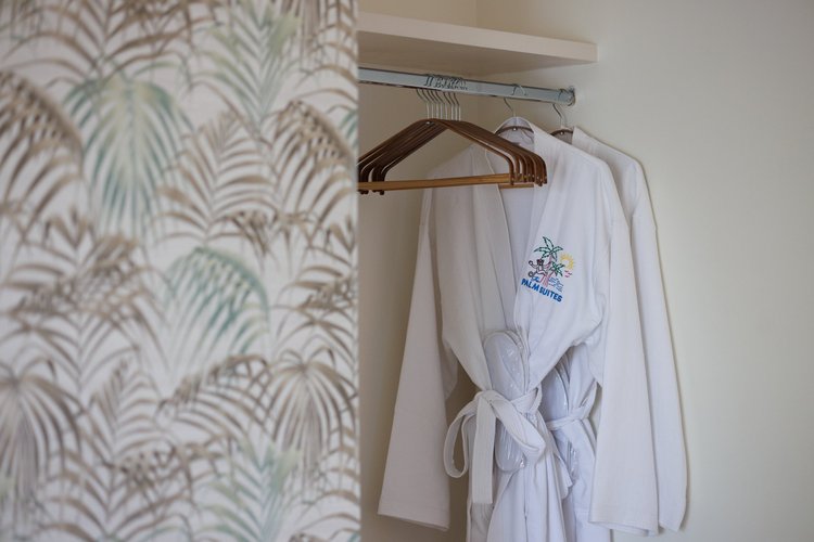 The Palm Suites — Bathrobes in the wardrobe