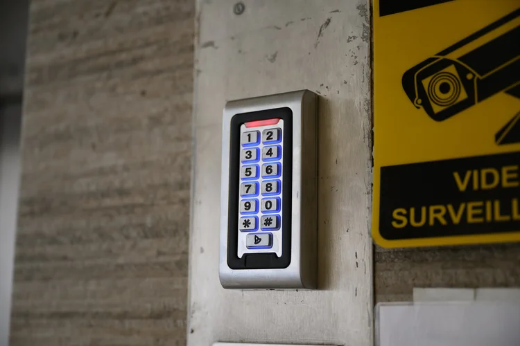 Calian Court amenity — Keypad entry and CCTV