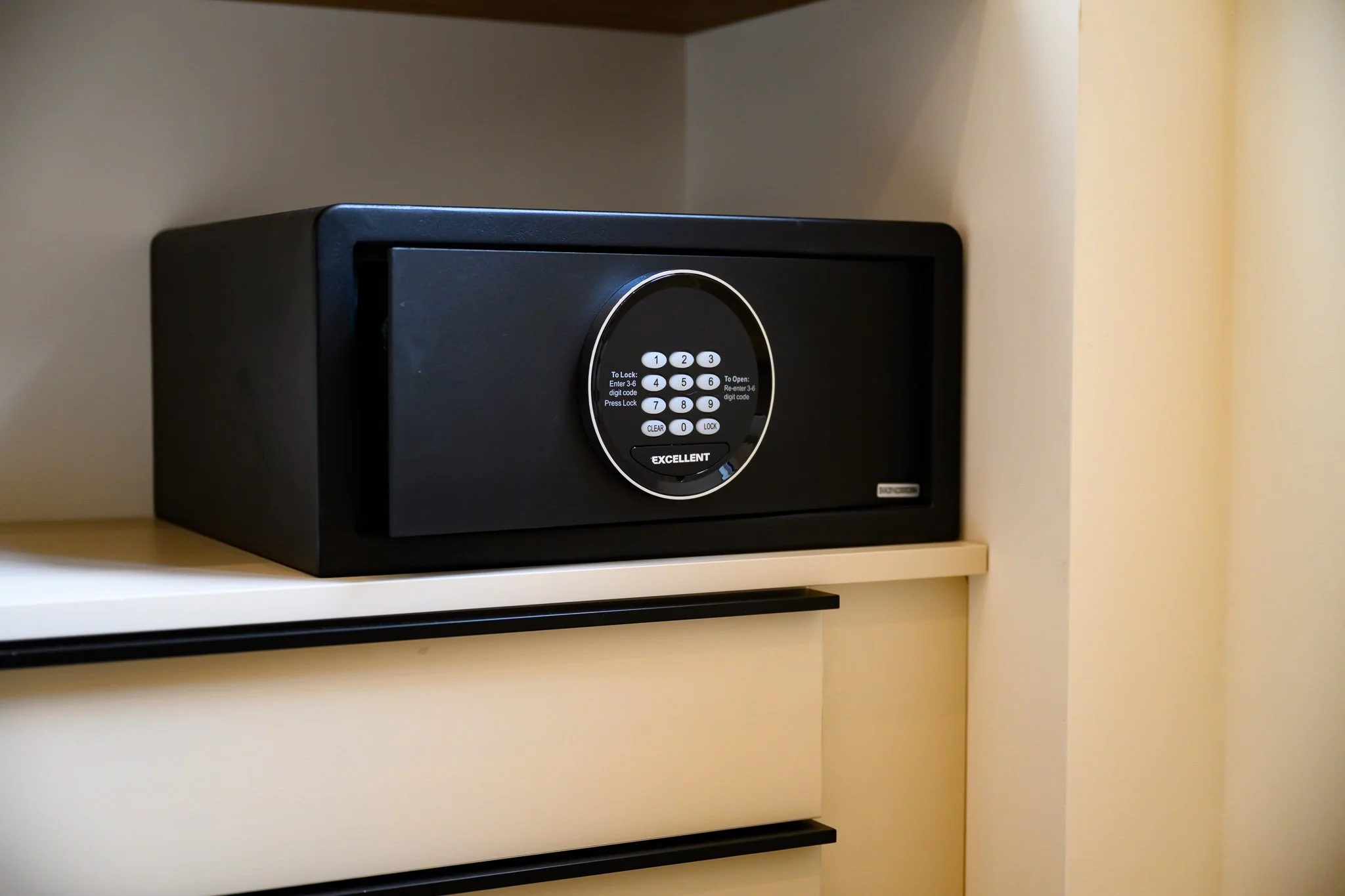 Nisia Classic Suite amenity — In-suite safe