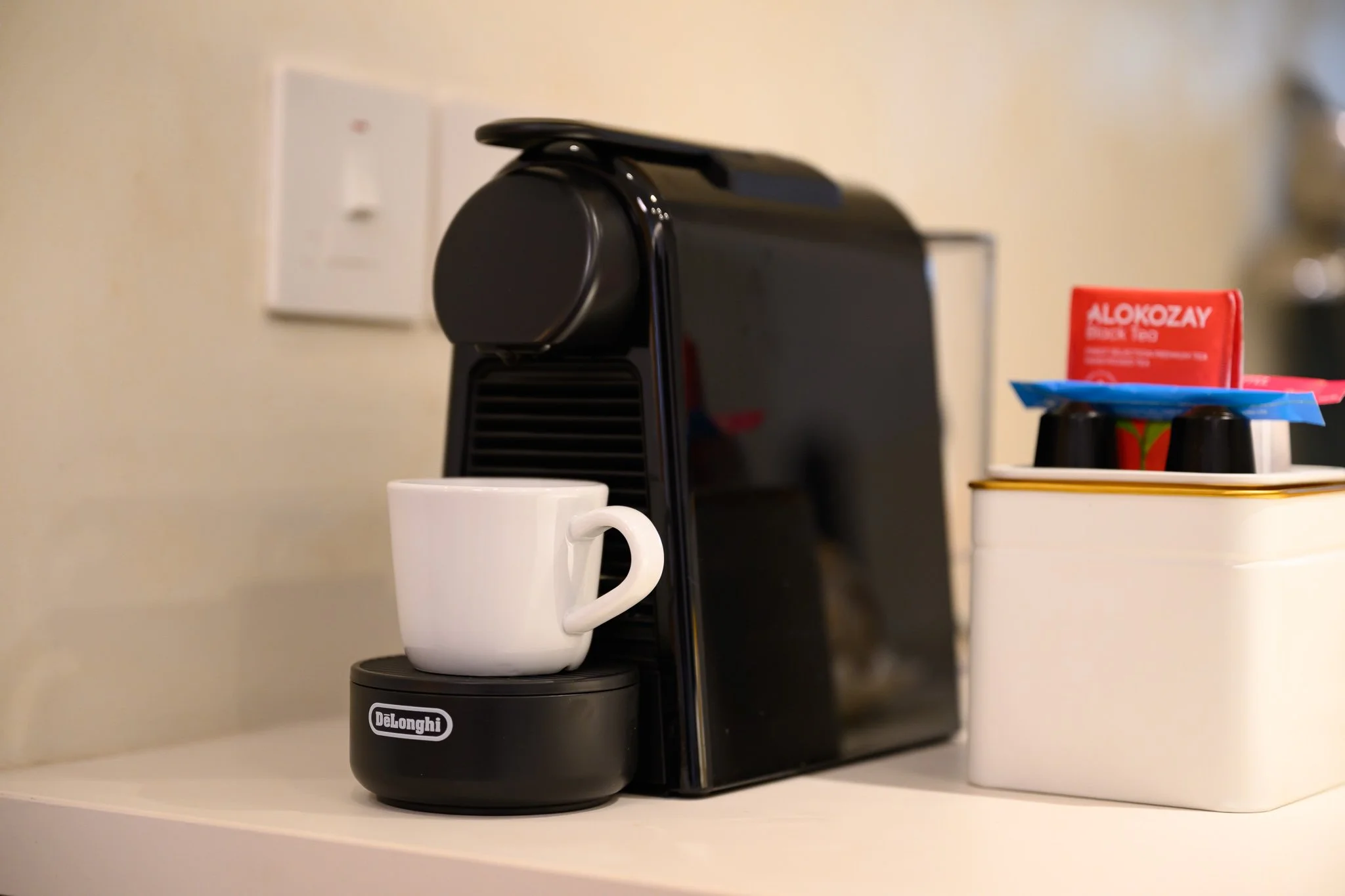 Nisia Signature Suite amenity — Nespresso coffee machine