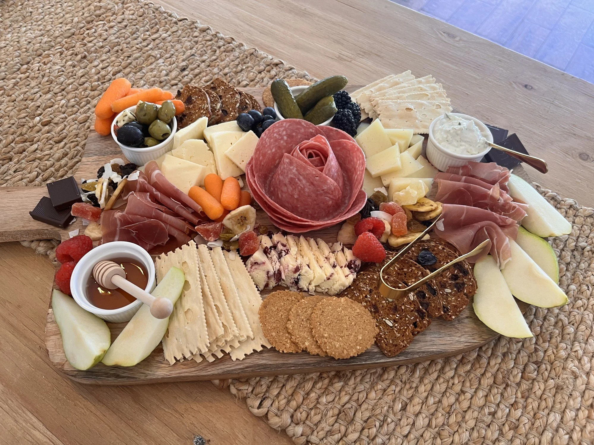 A delicious welcome spread