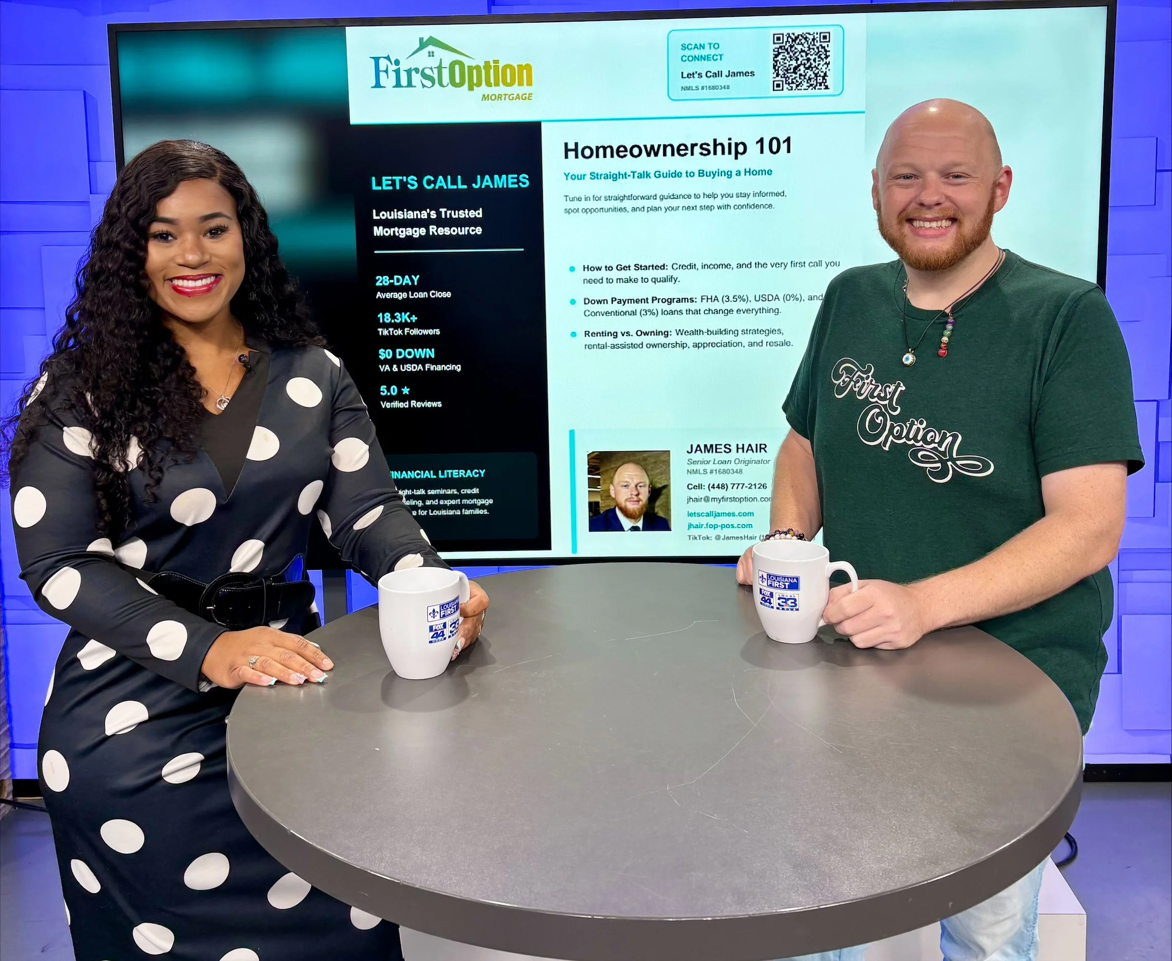 James Hair on Louisiana First News — Homeownership 101 segment