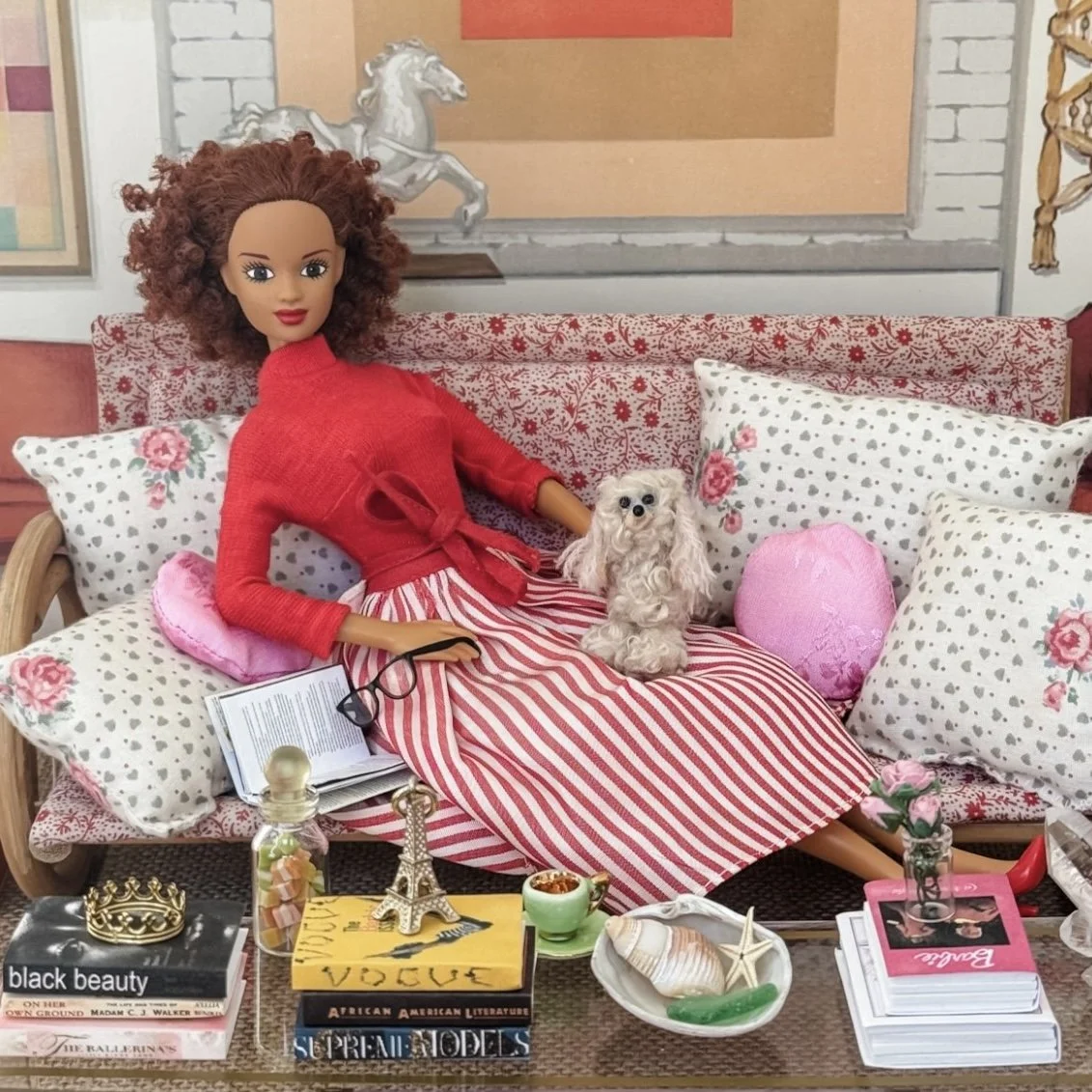 fleurette in her miniature world