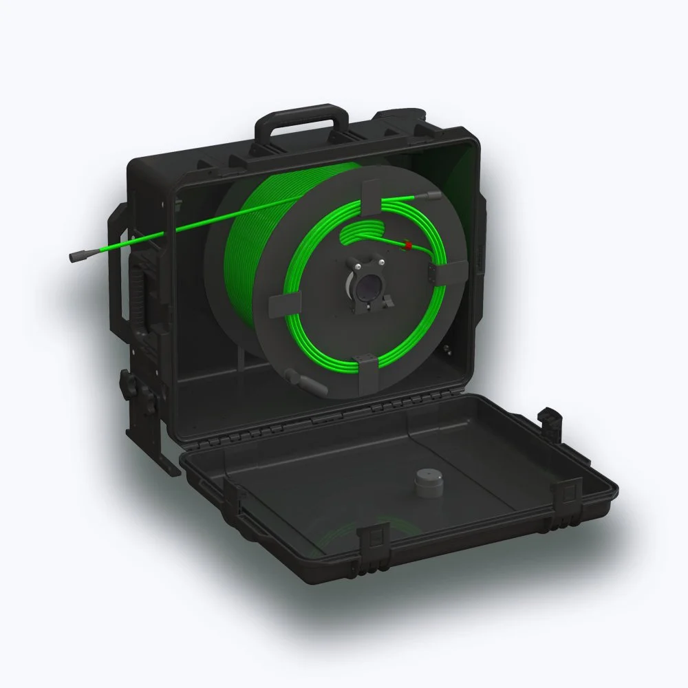 PCR-1210 storage reel, open case