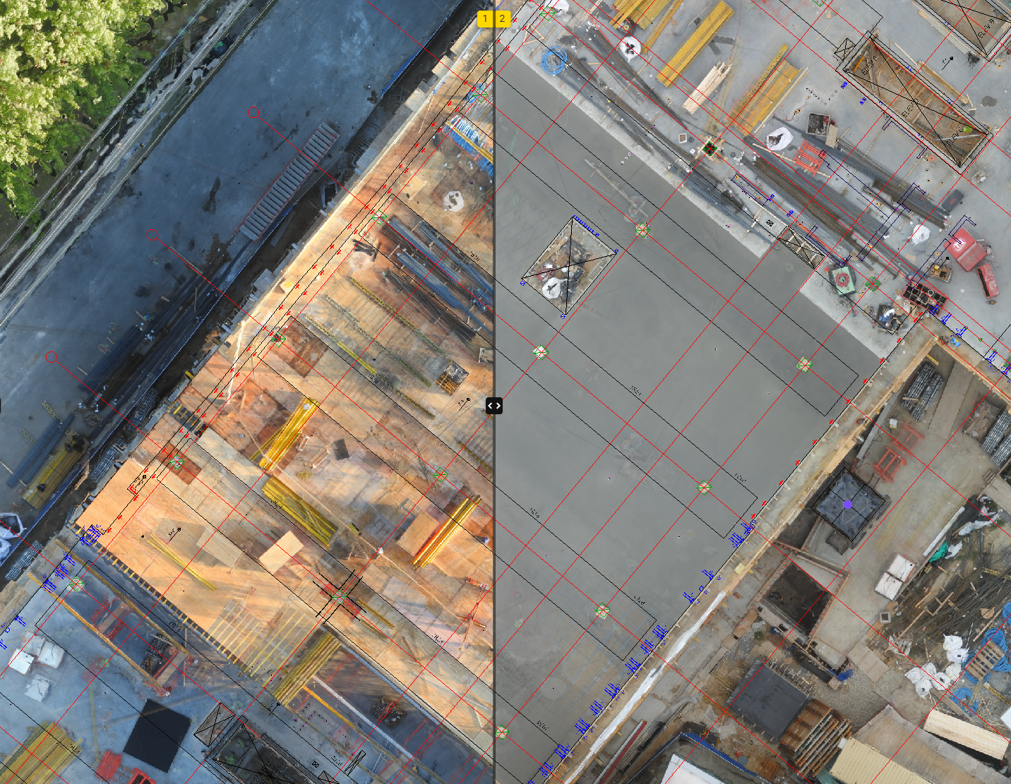Construction Comparative Overlay