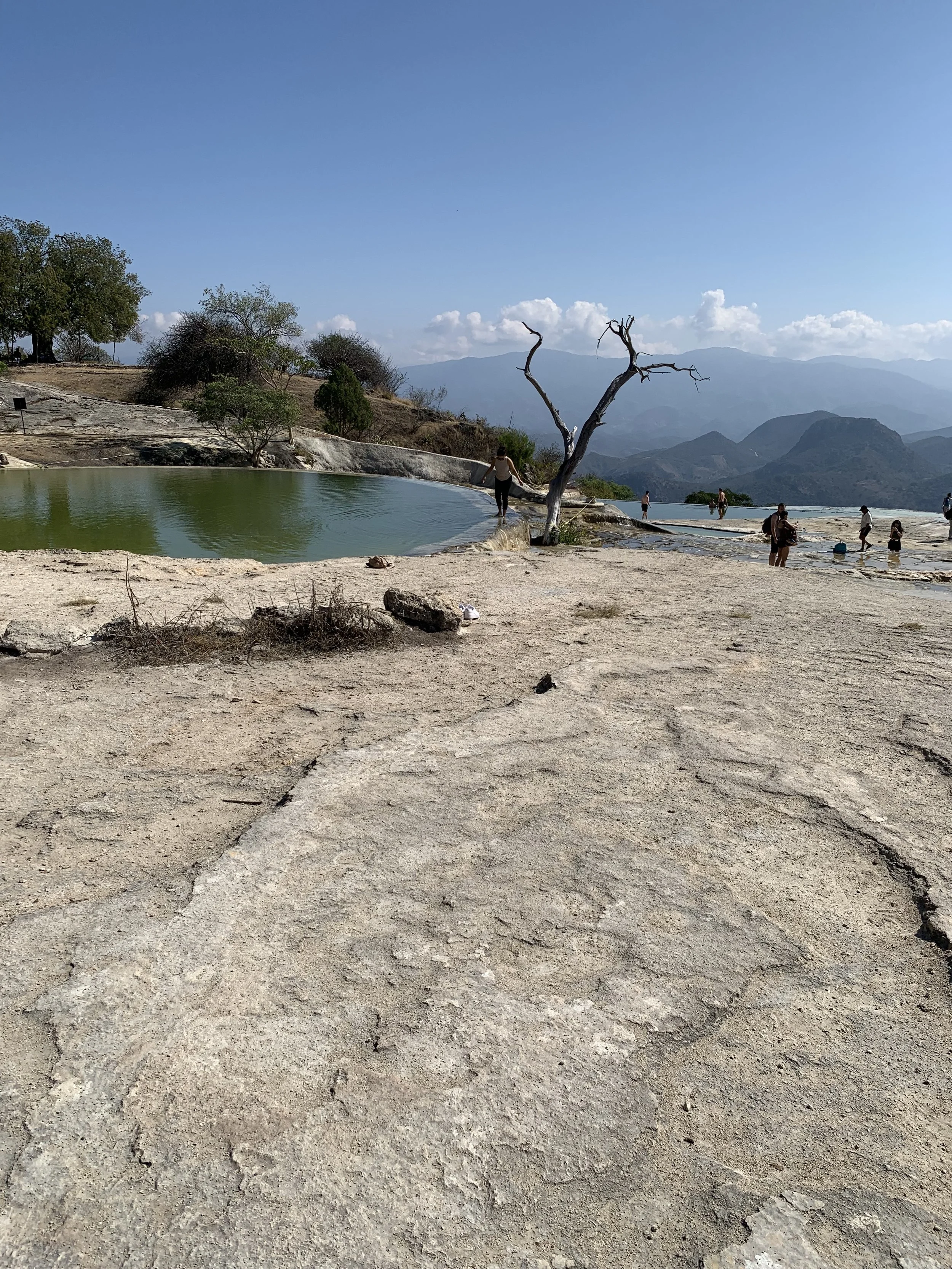 Mountain views at Hierve el Agua