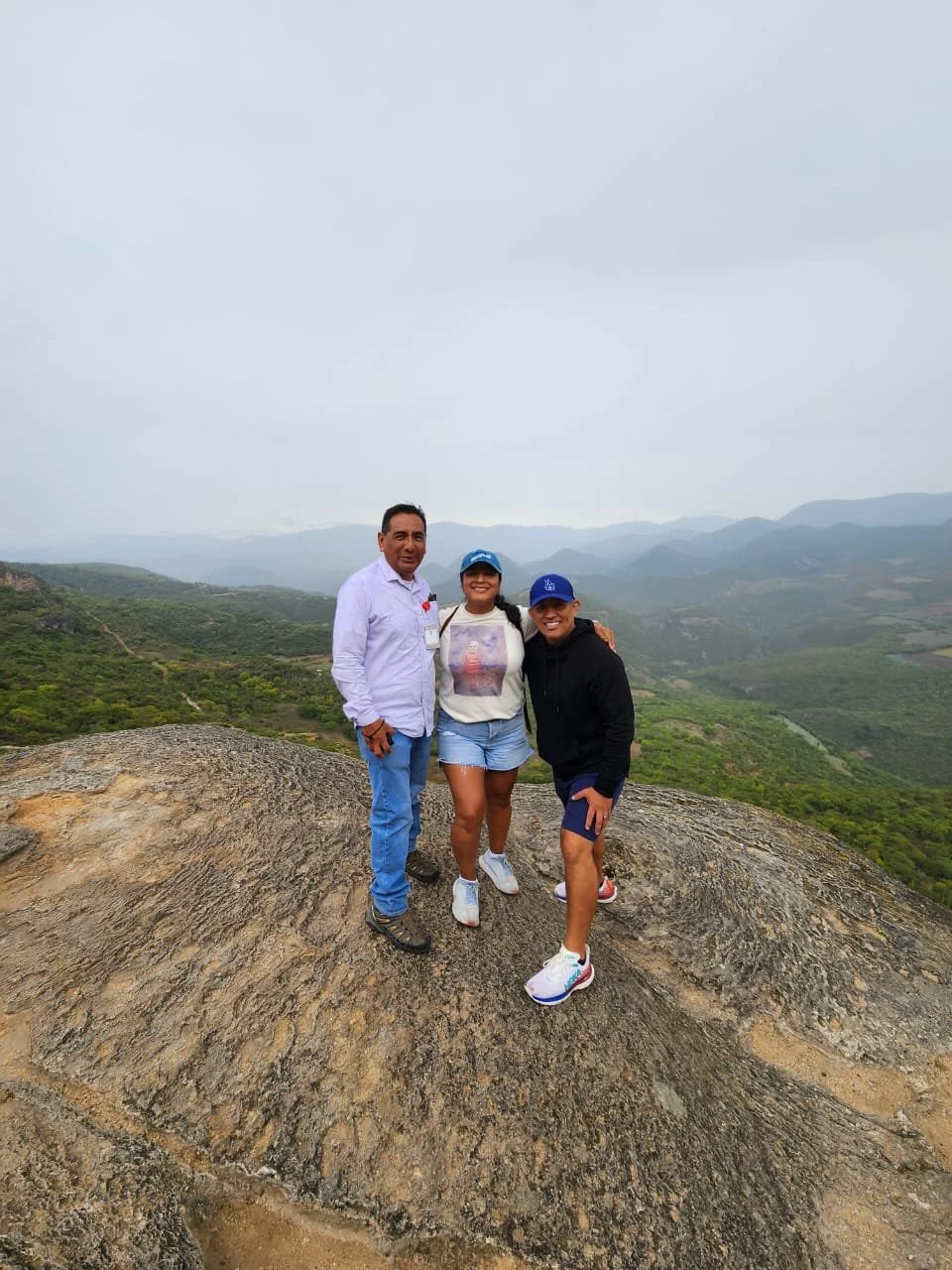 Hierve el Agua natural pools and valley views