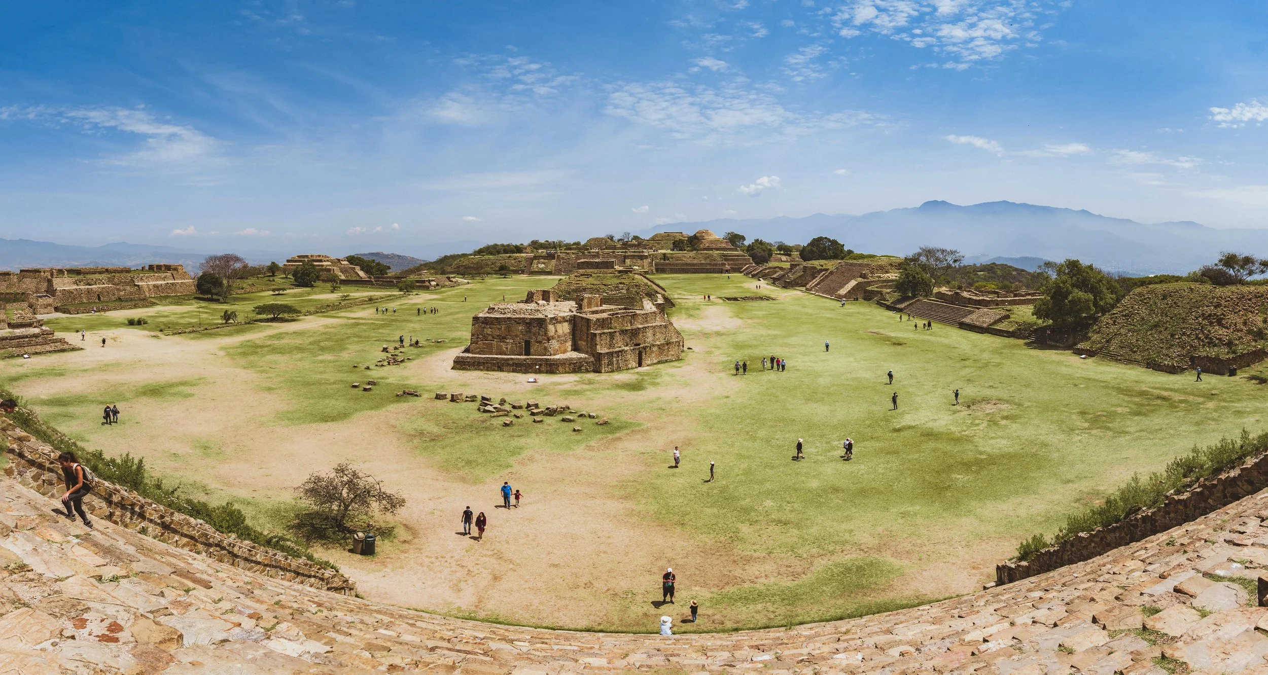 Monte Albán archaeological site in Oaxaca