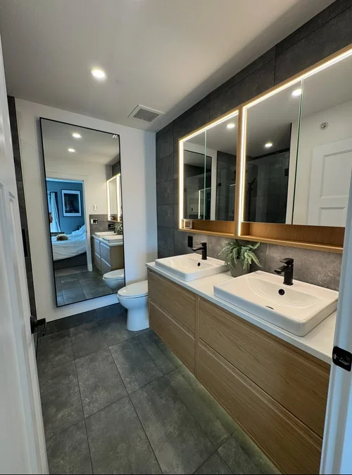 Bathroom renovation lighting