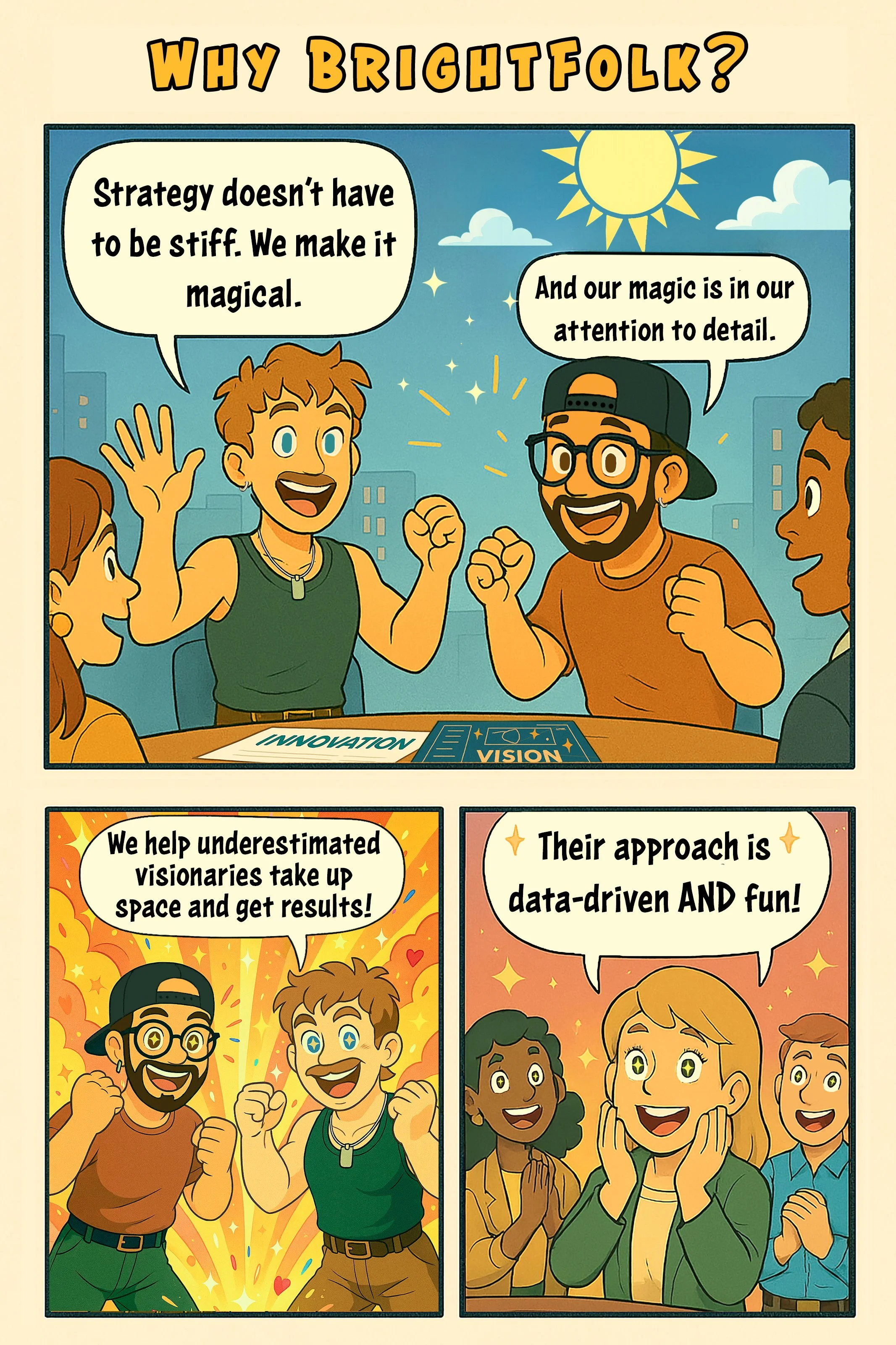 BrightFolk comic page 2