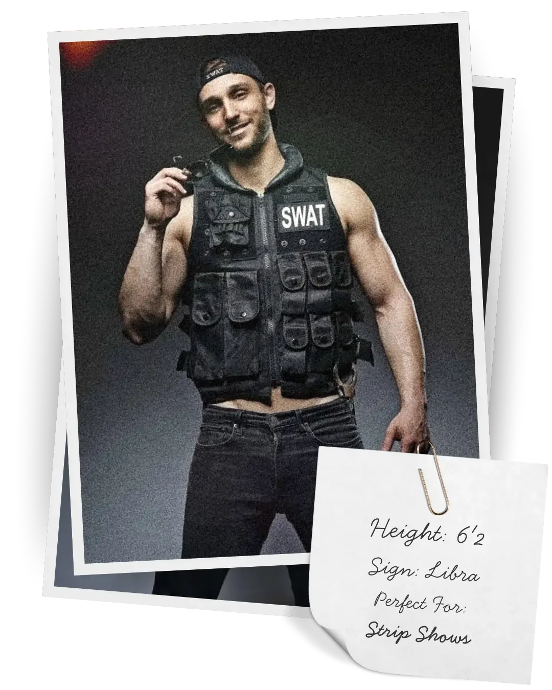 Sydney Male Stripper Arthur Laurent