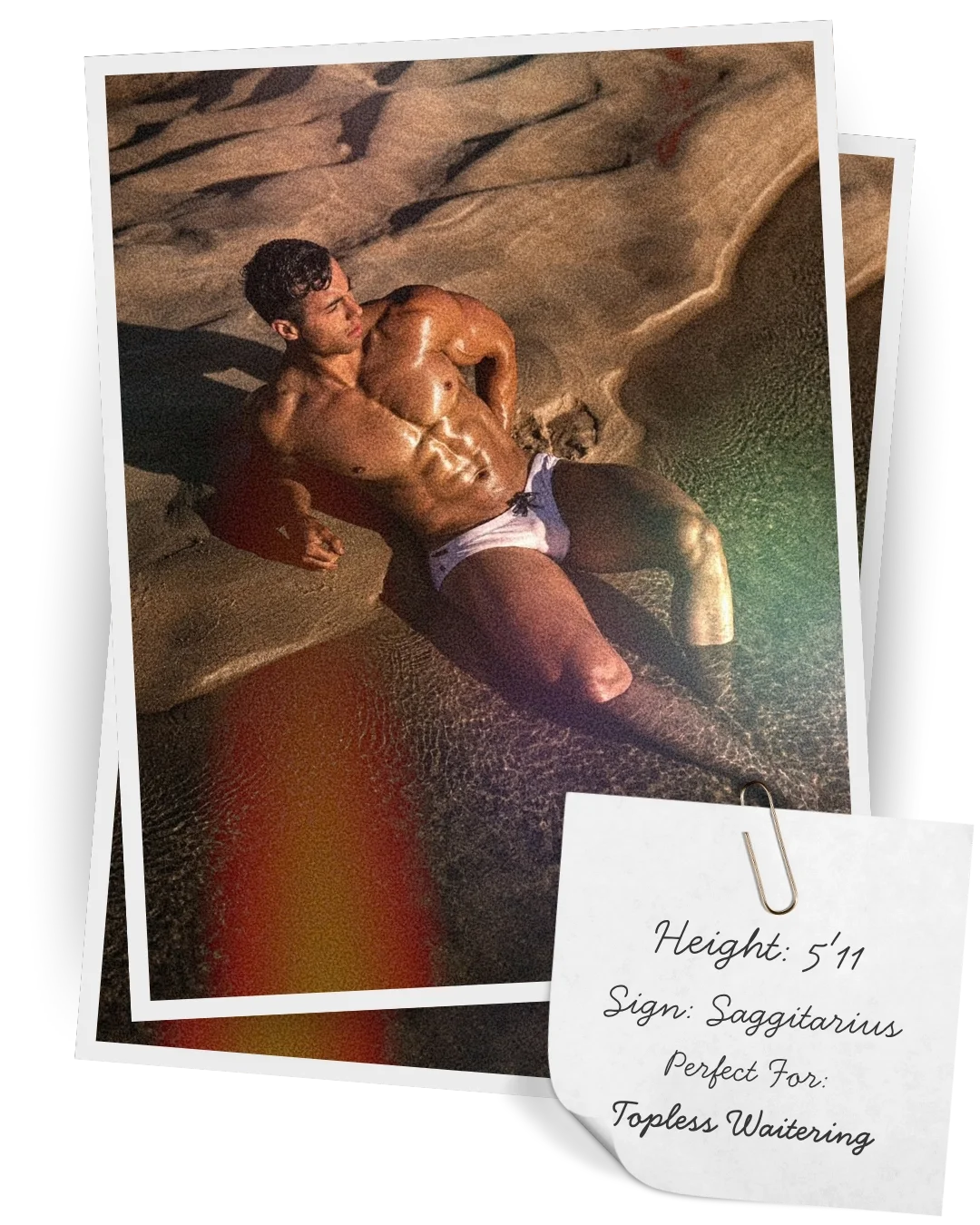Anthony, 1-800 HOT COPS male stripper and topless waiter serving regional Victoria
