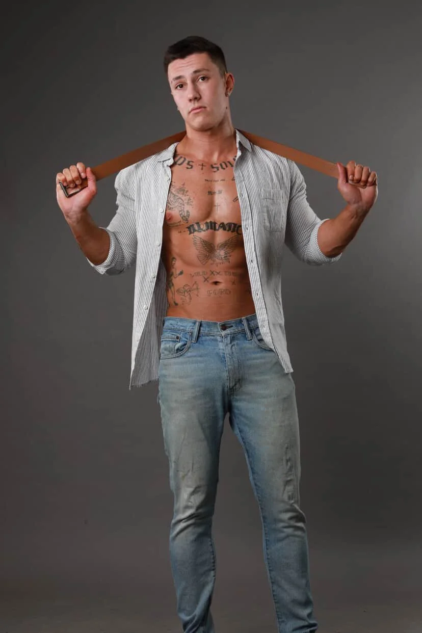 Dirk Diggler, 1-800 HOT COPS male stripper
