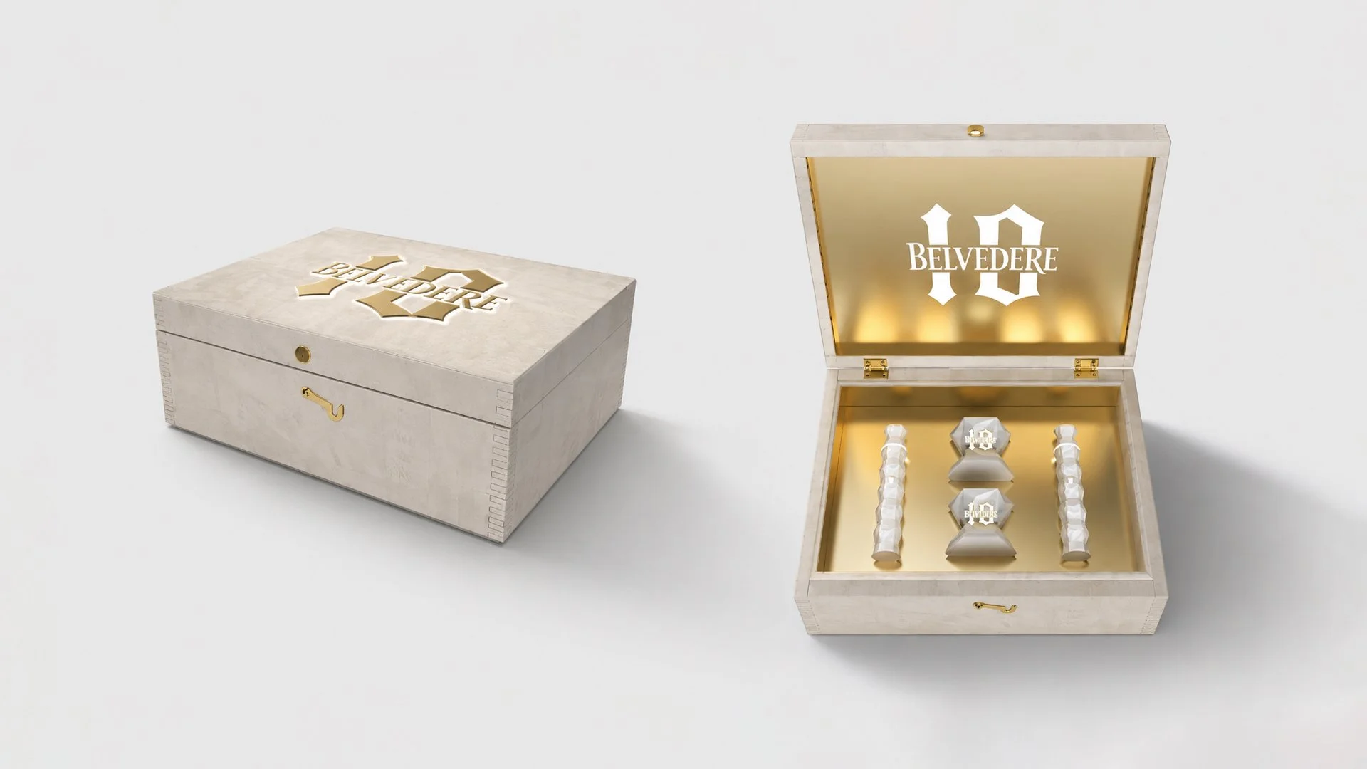 Belvedere 10 POSM — retail glorifier