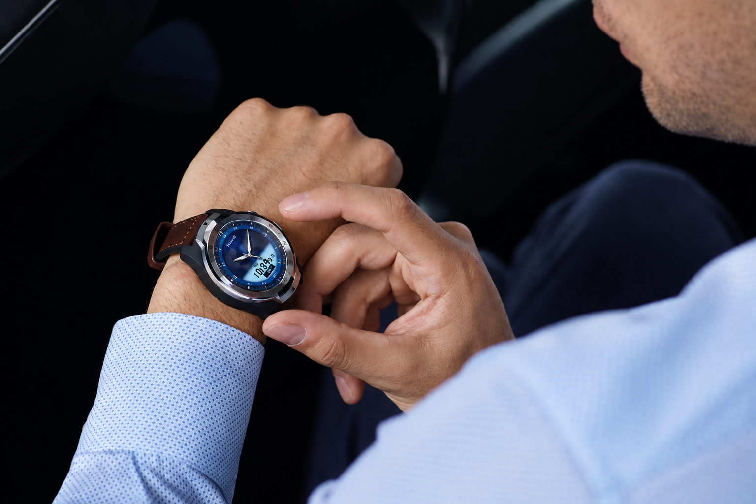 TicWatch Pro — lifestyle detail