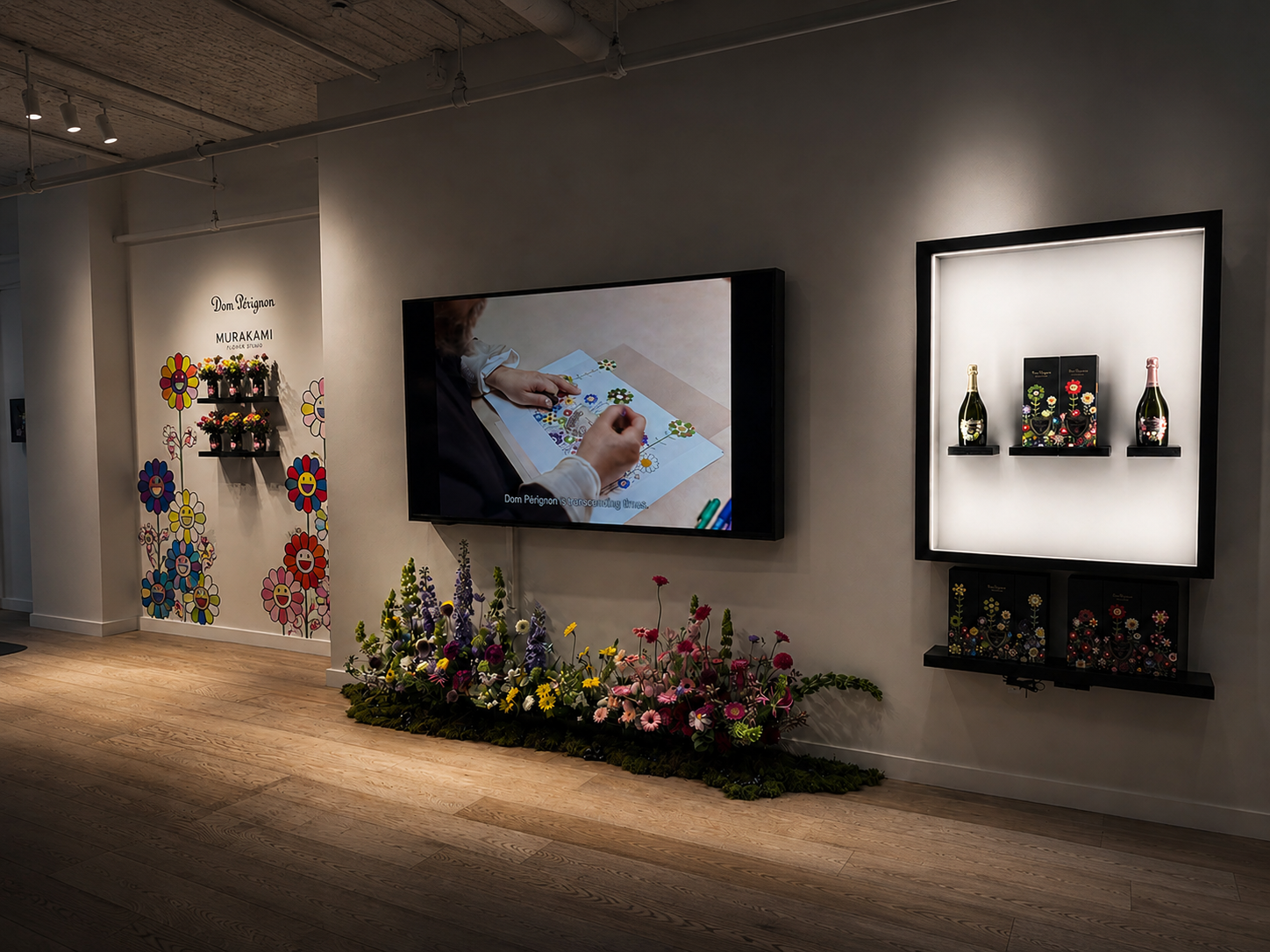Bottle showcase