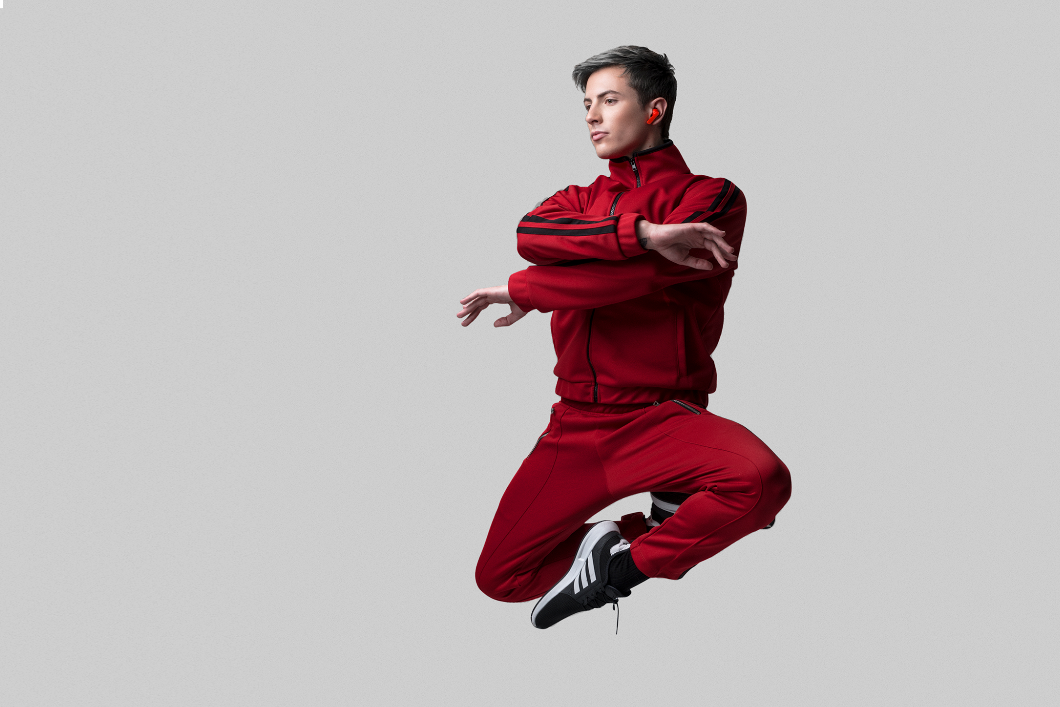 Motion campaign — red colorway