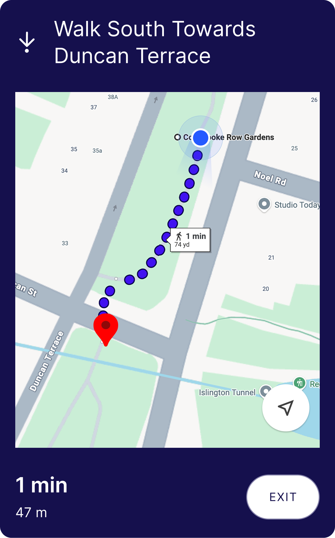 Location-aware behavior reference