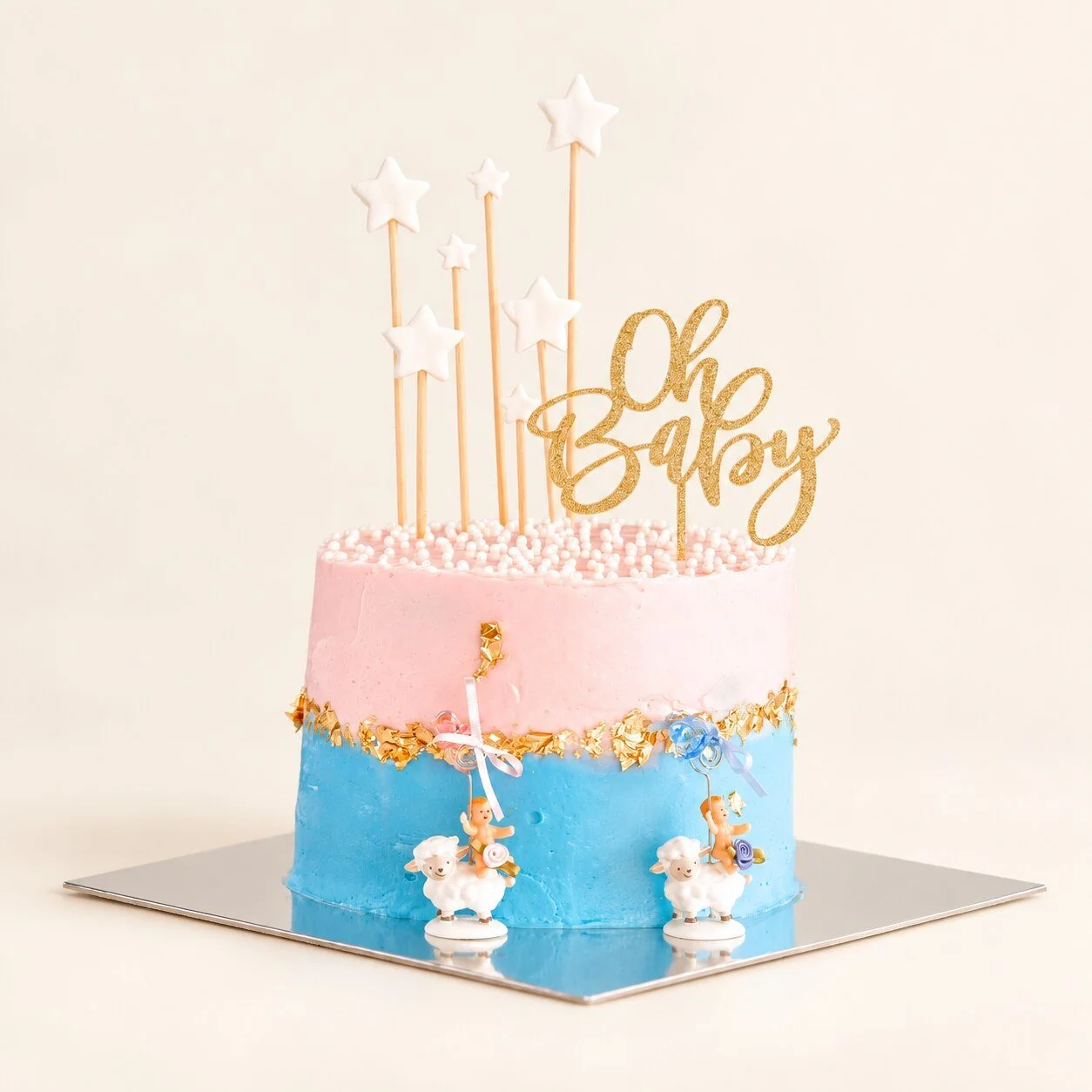 Custom baby shower cake