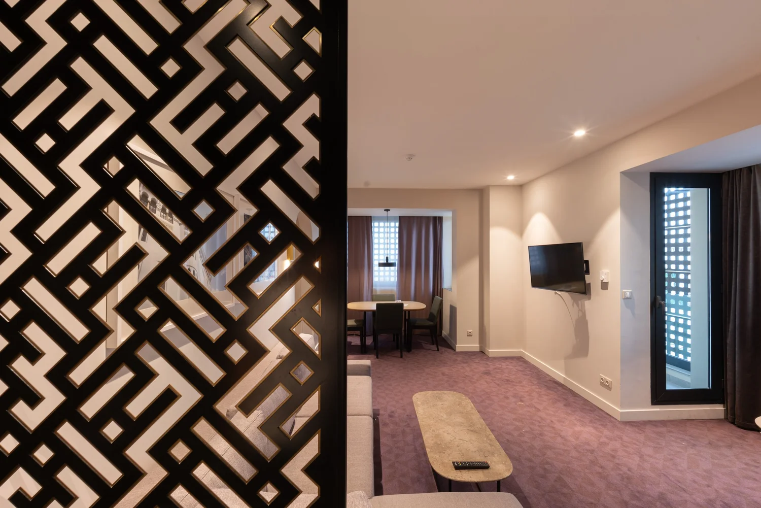 Détail moucharabieh — signature M Suite