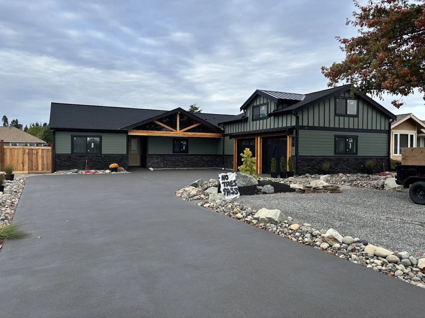 Completed exterior project by Topside Roofing and Siding