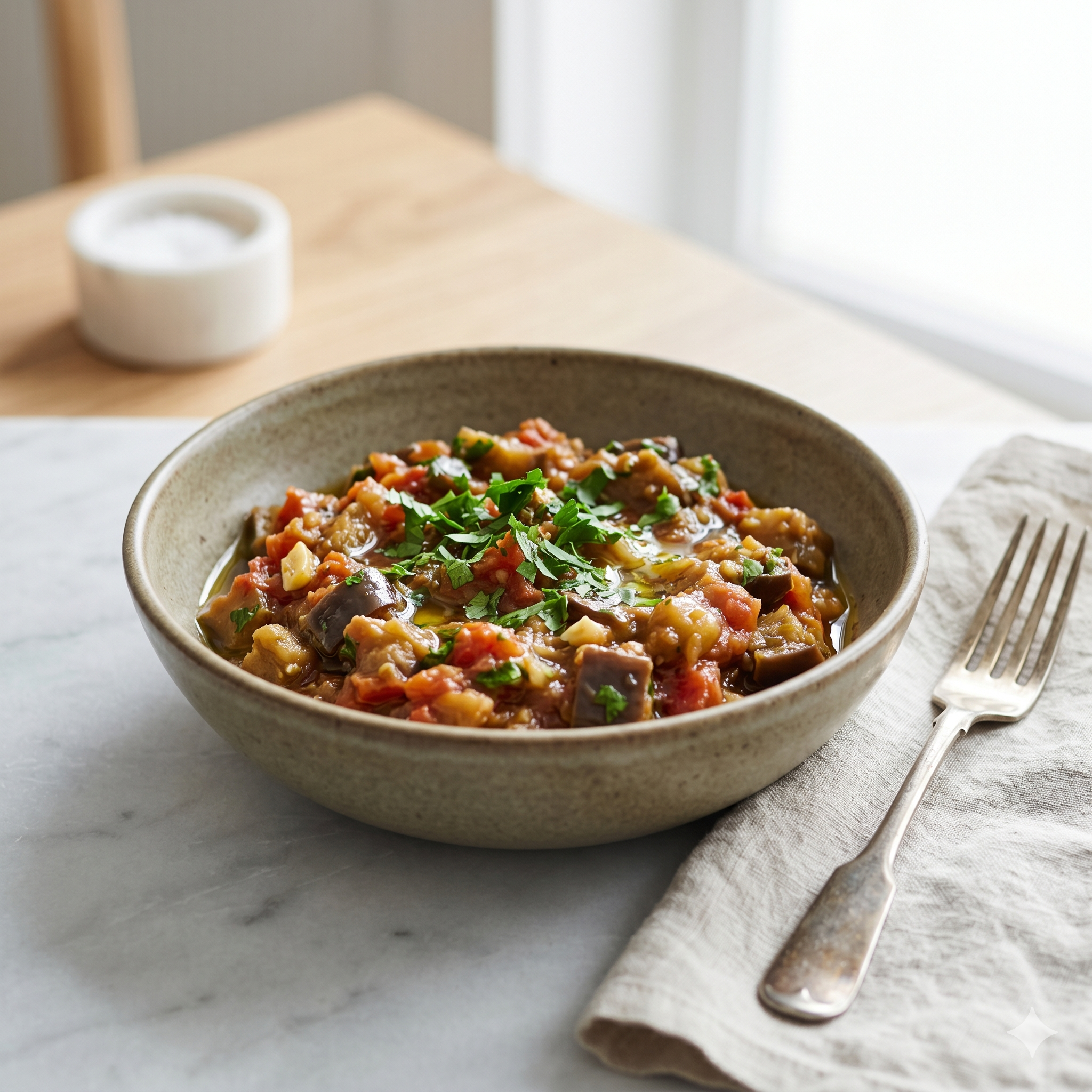 Moroccan Eggplant Salad