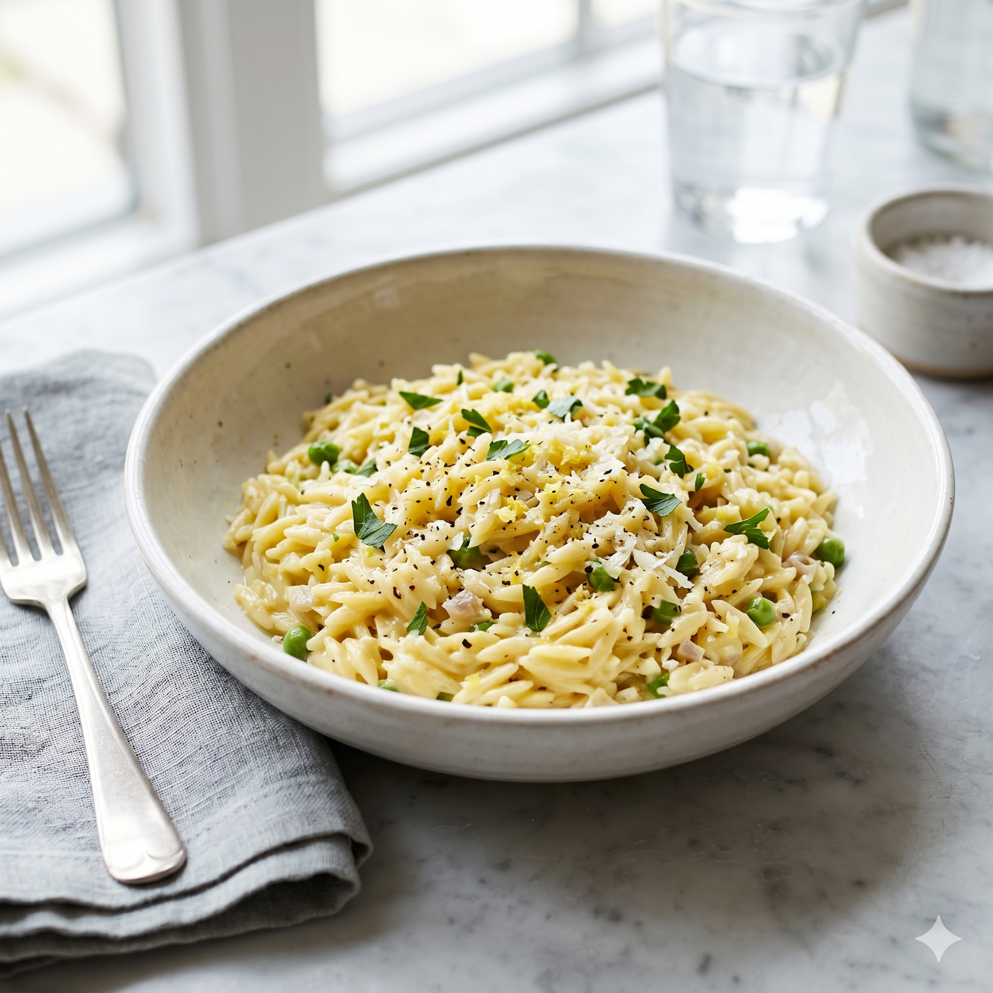 Lemon Orzo Pasta