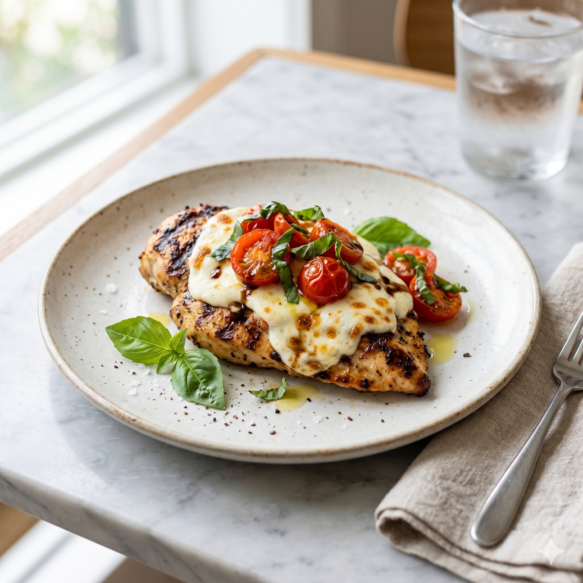 Grilled Chicken Margherita