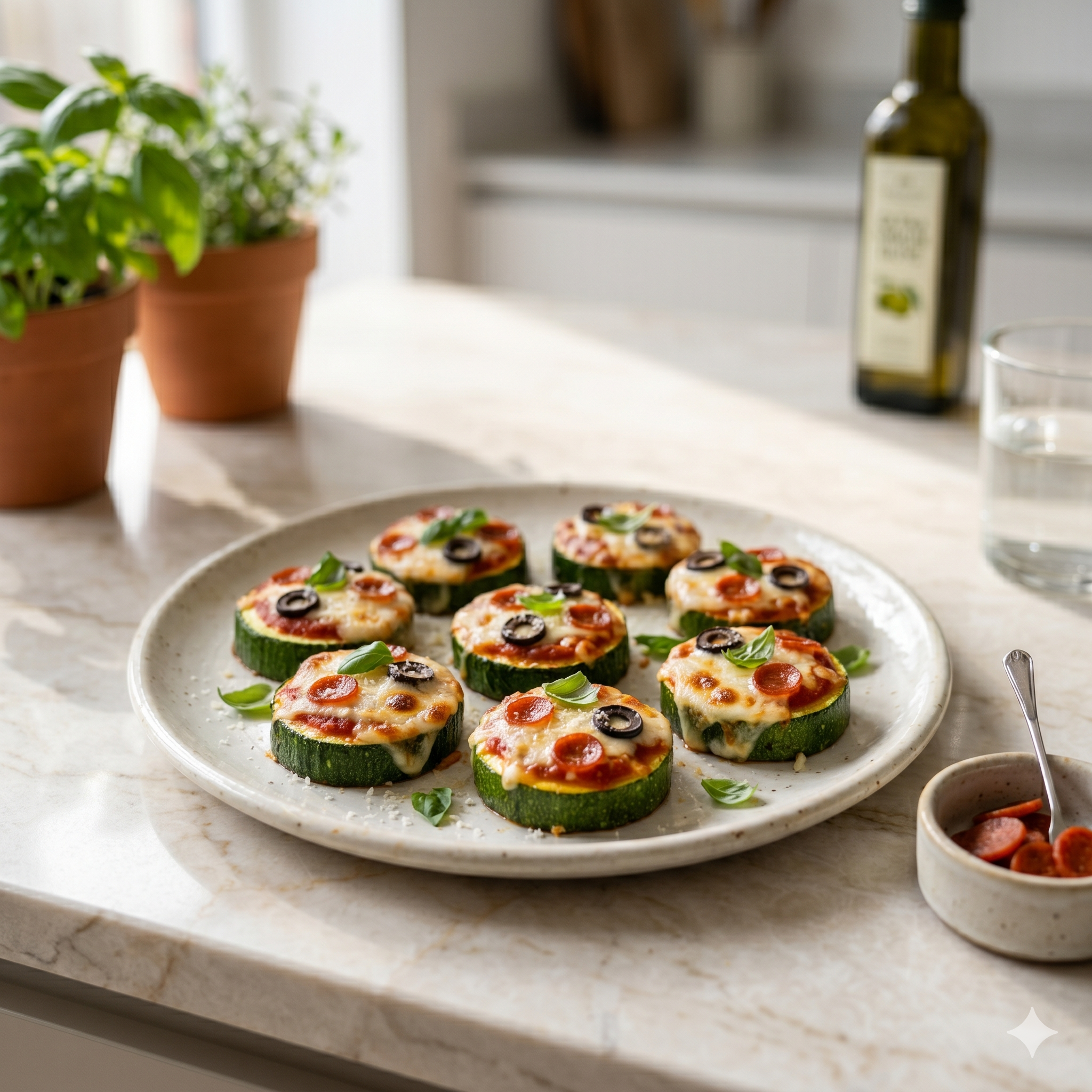 Zucchini Pizza Bite