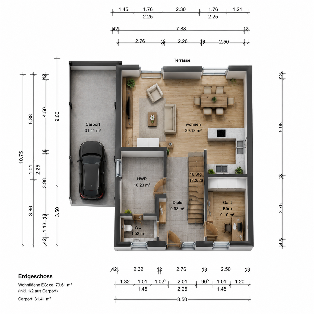 Grundriss Erdgeschoss