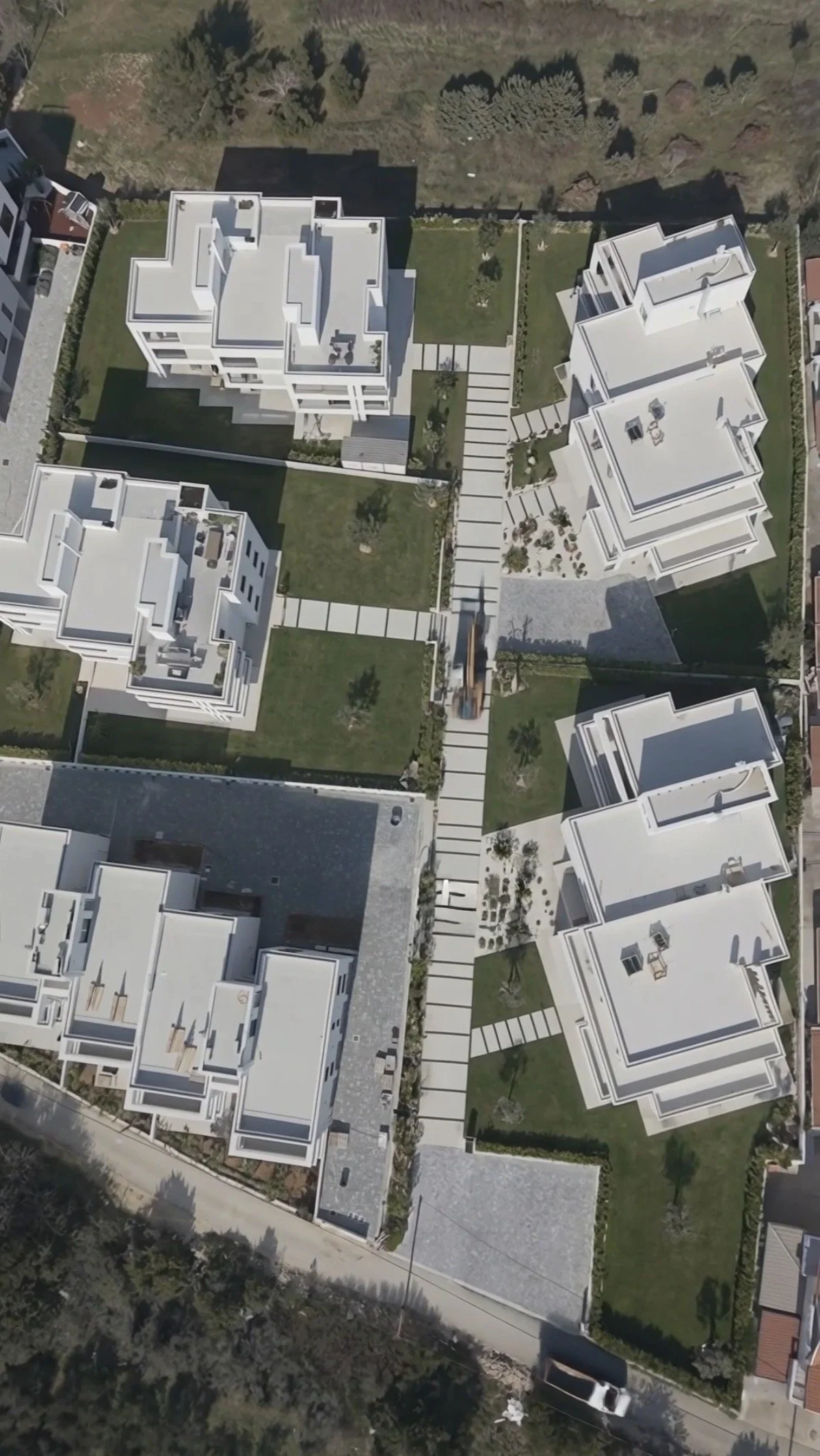 Community mit 5 Häusern