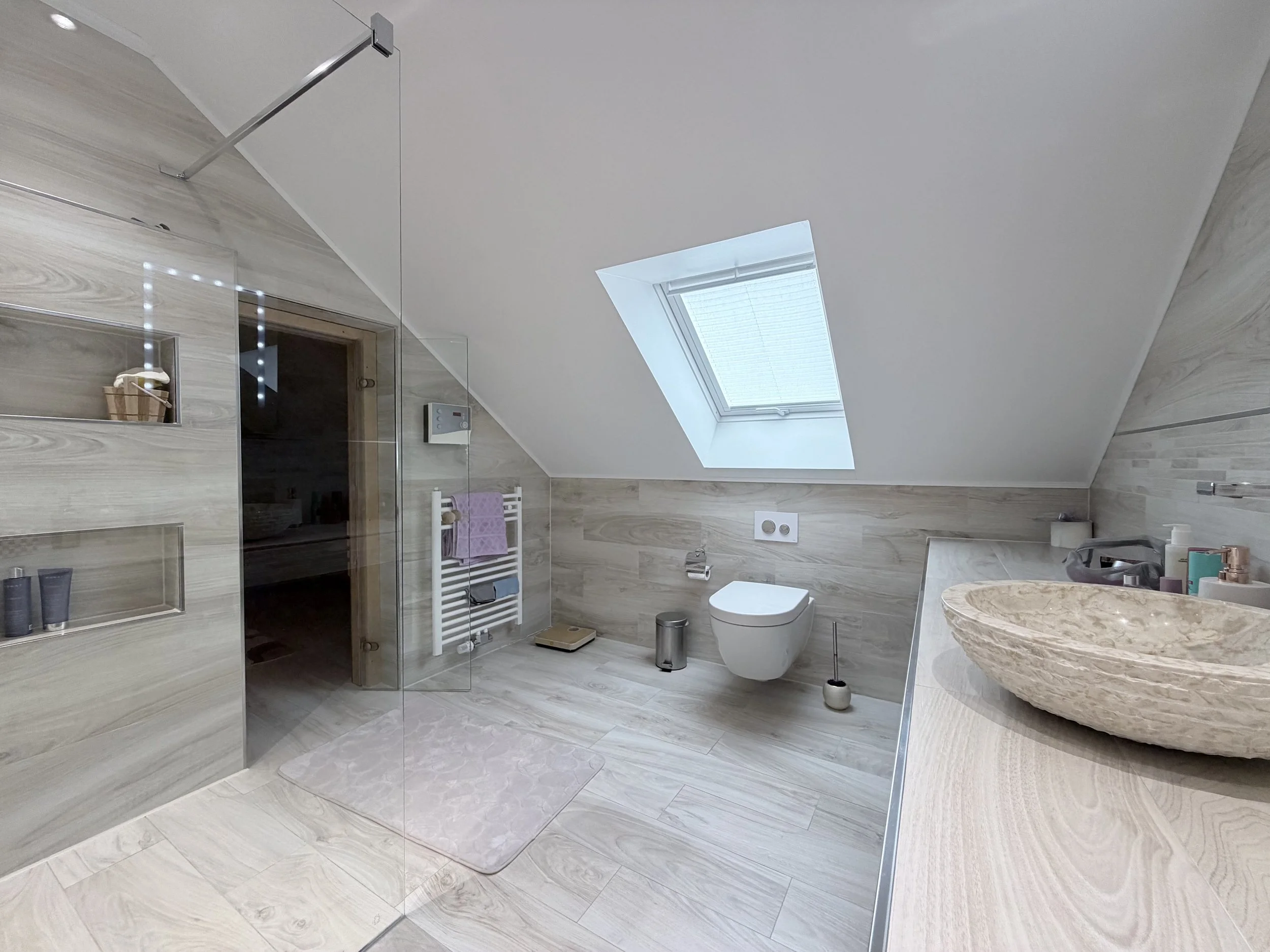 Sauna und Wellnessbereich