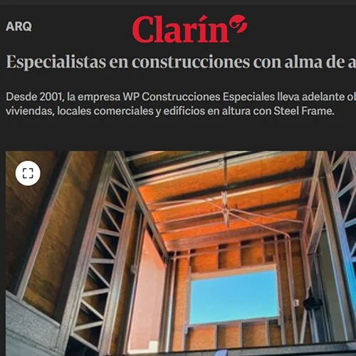 Nota en Clarín