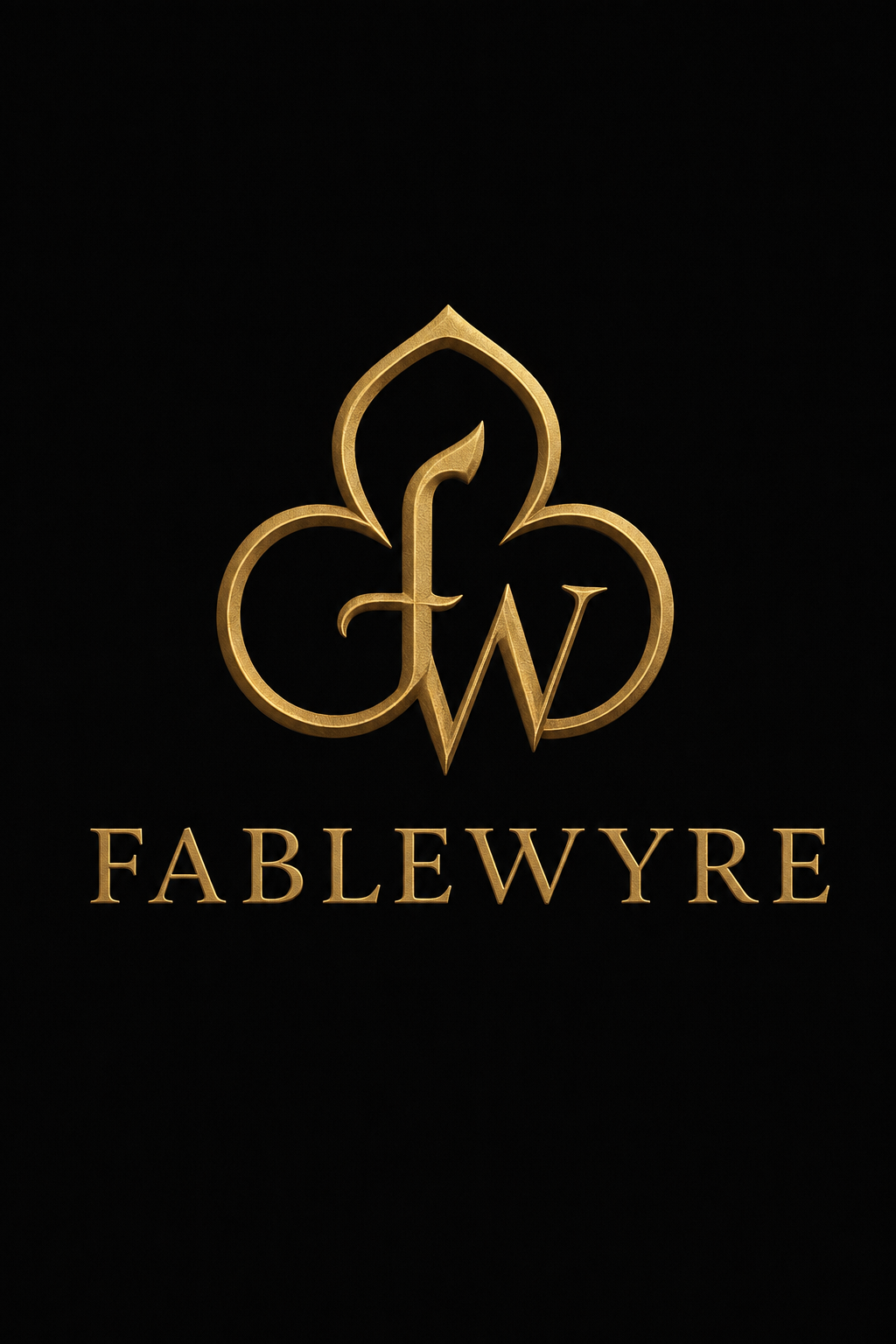 FableWyre black-and-gold logo.