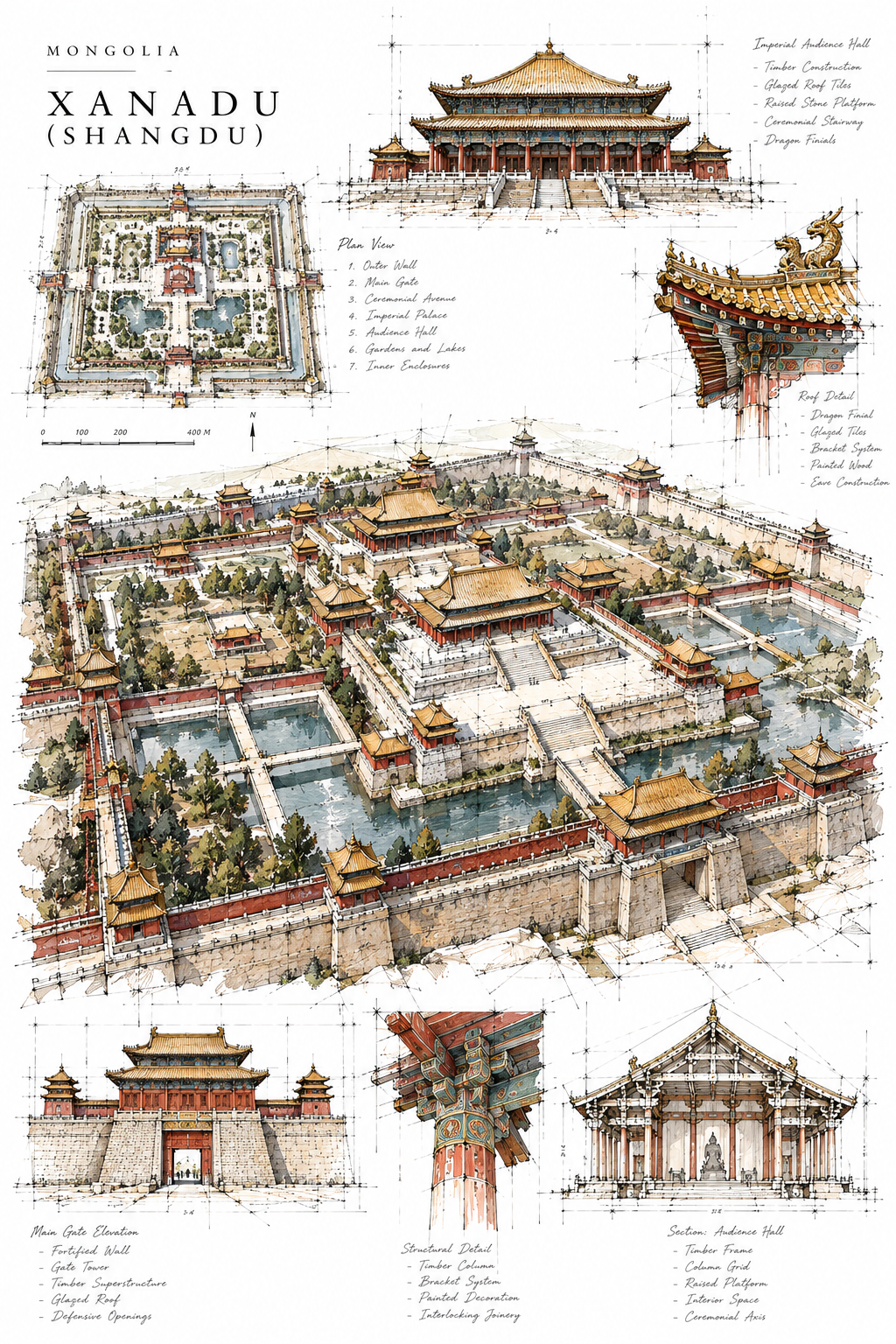 Ruins of Xanadu (Shangdu) — Inner Mongolia