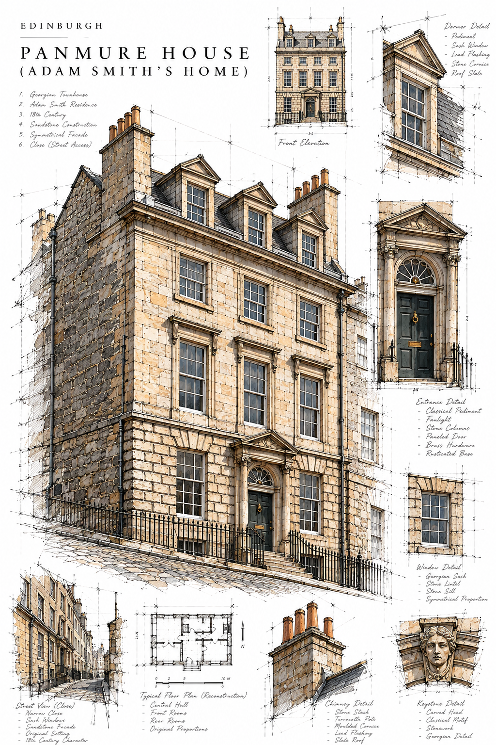 Panmure House (Adam Smith's home) — Edinburgh