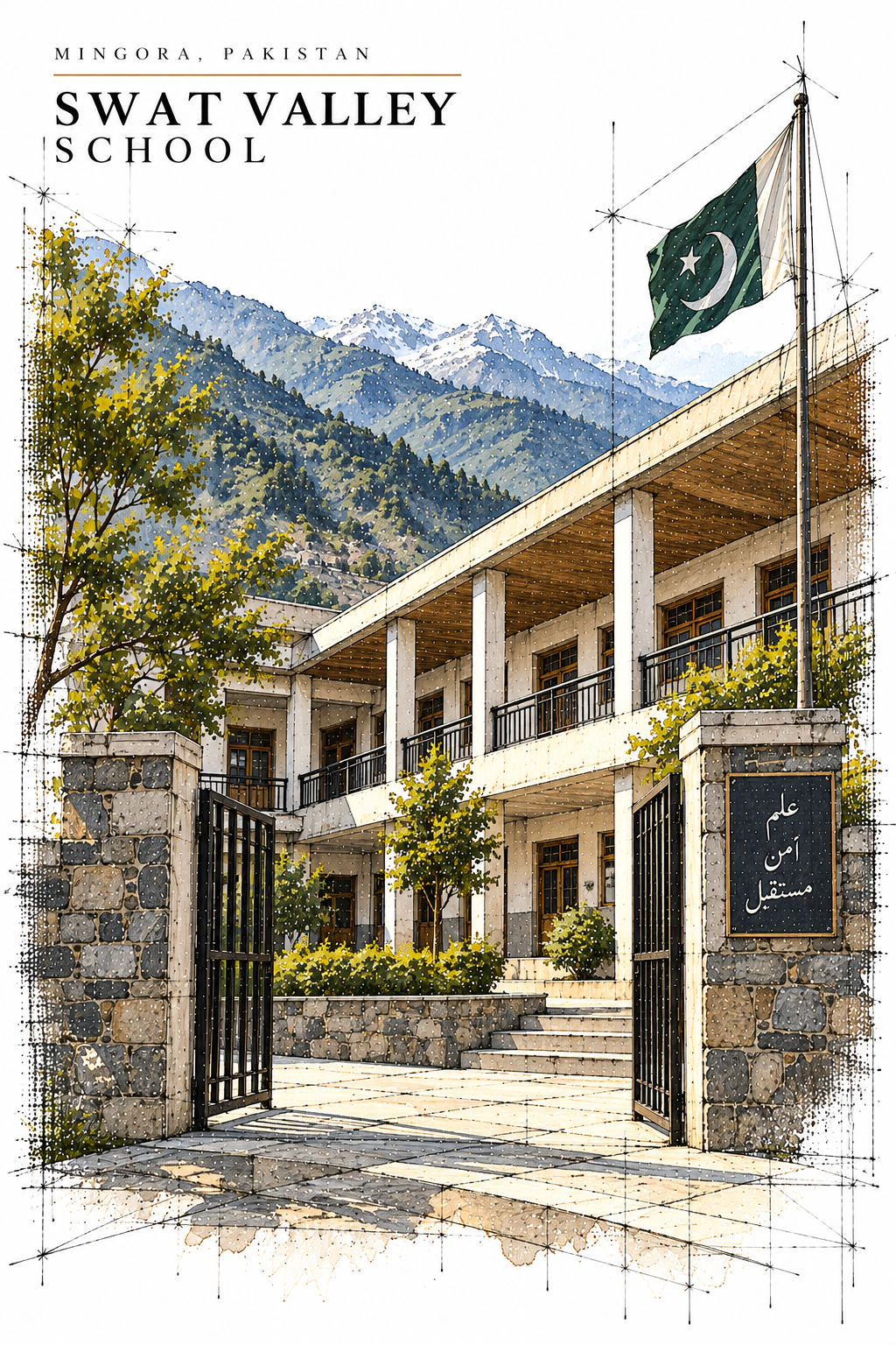 Swat Valley school — Mingora, Pakistan