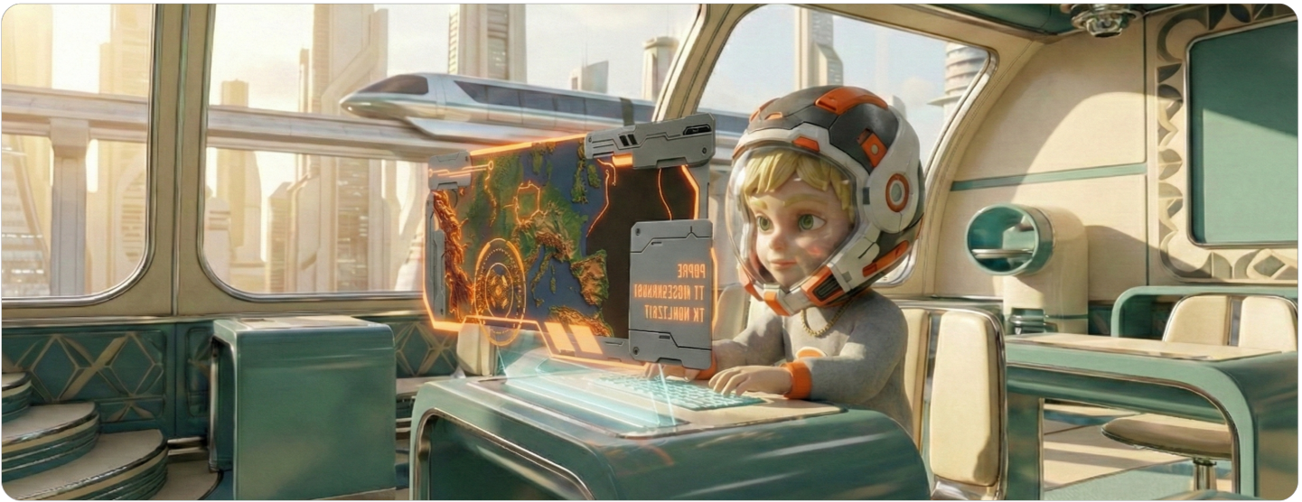 AstroNautical console visual placeholder