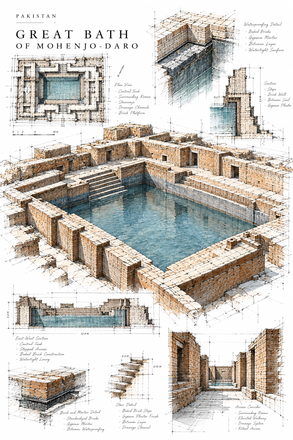 Great Bath of Mohenjo-daro — Pakistan
