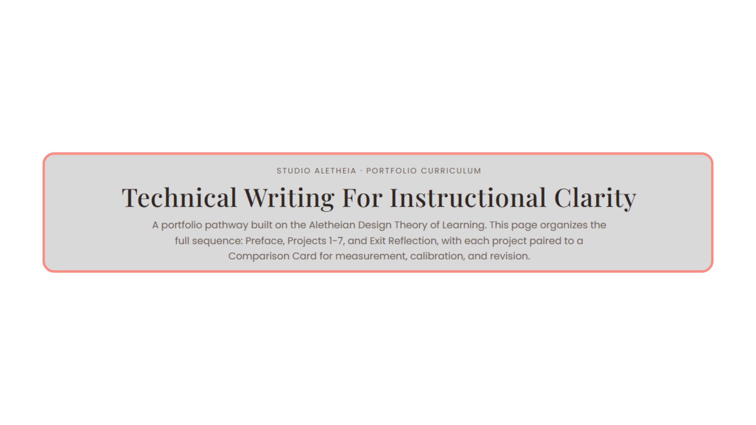 Technical Writing for Instructional Clarity