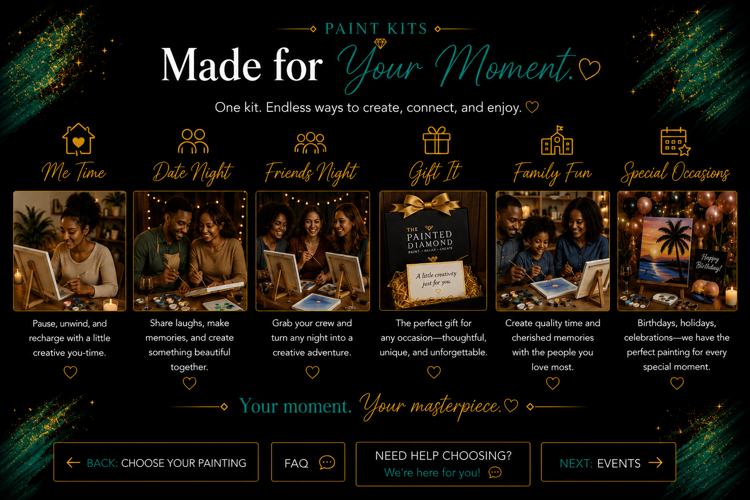 The Painted Diamond Paint Kits — Made for Your Moment