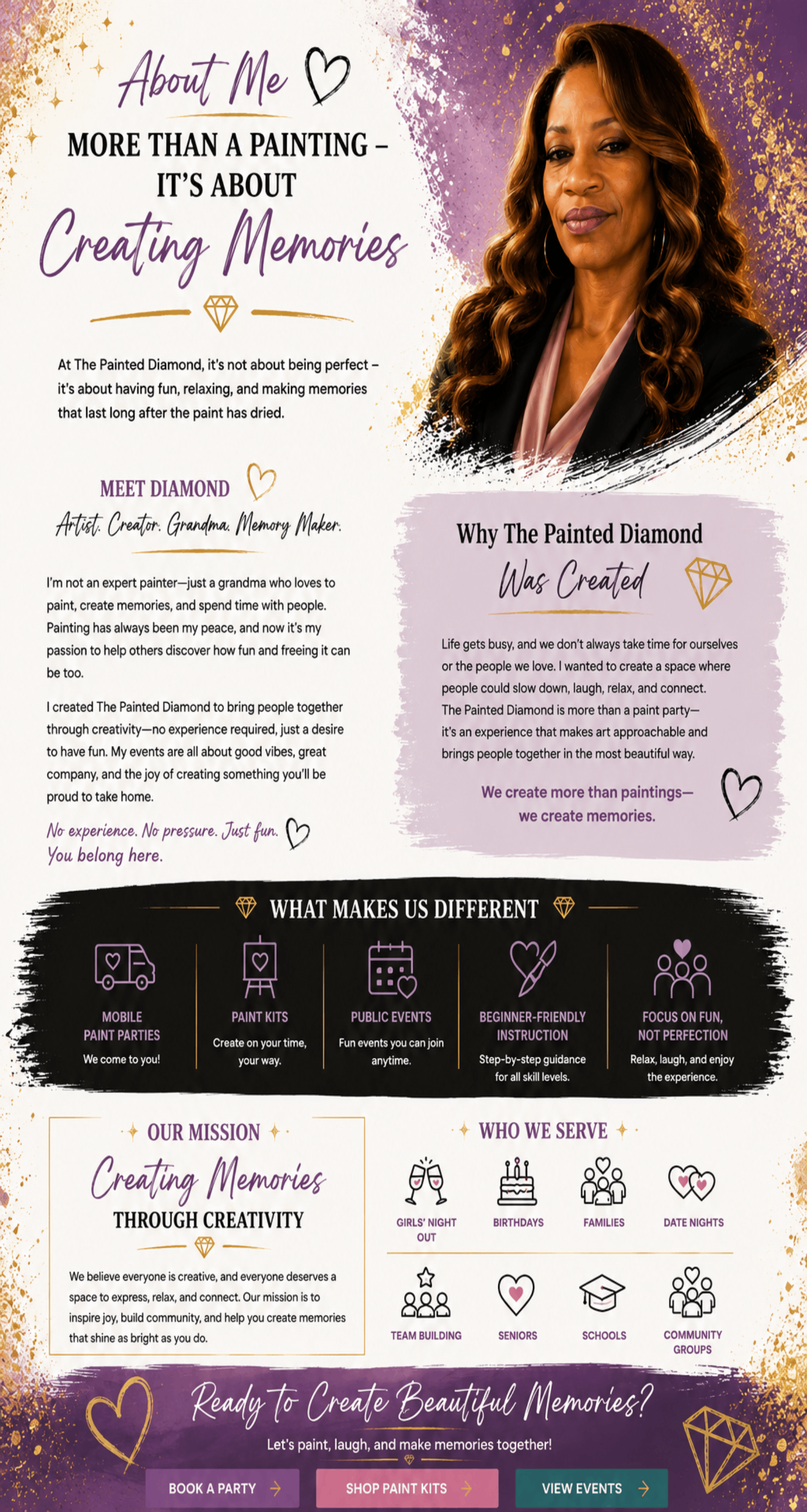 About The Painted Diamond