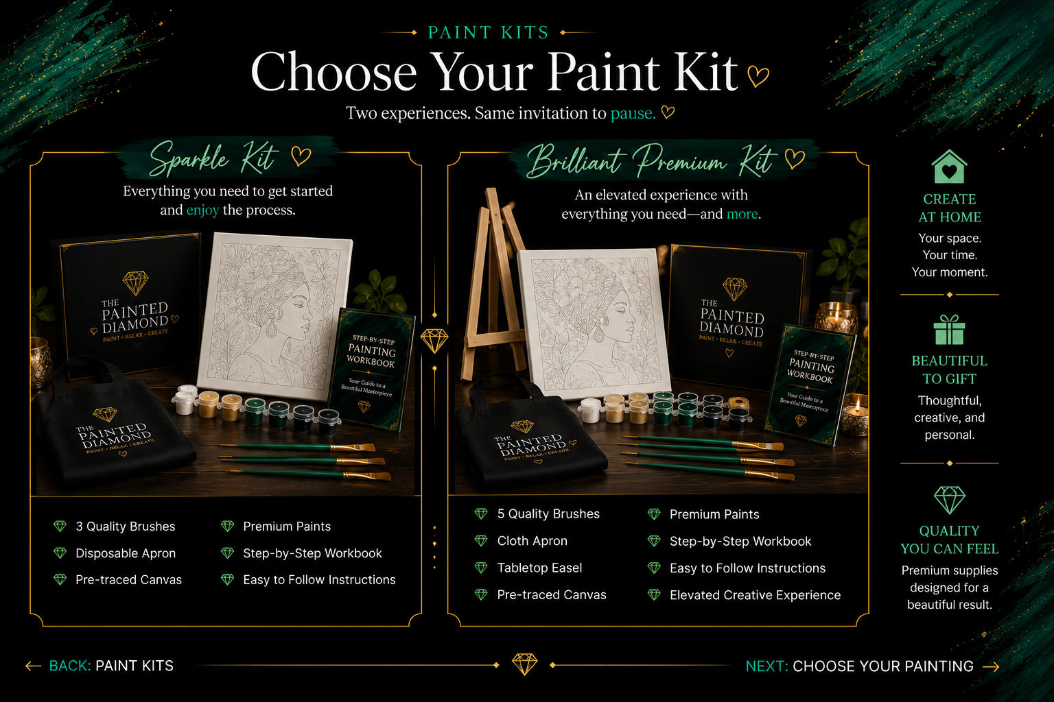The Painted Diamond — Choose Your Paint Kit