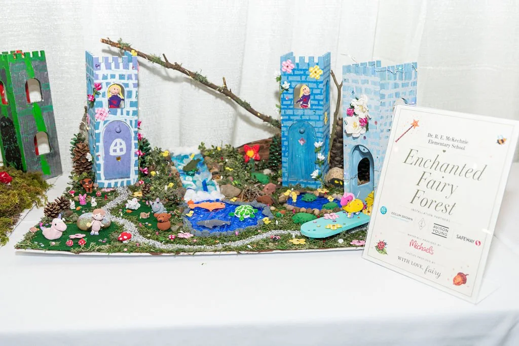 School fairy garden installation