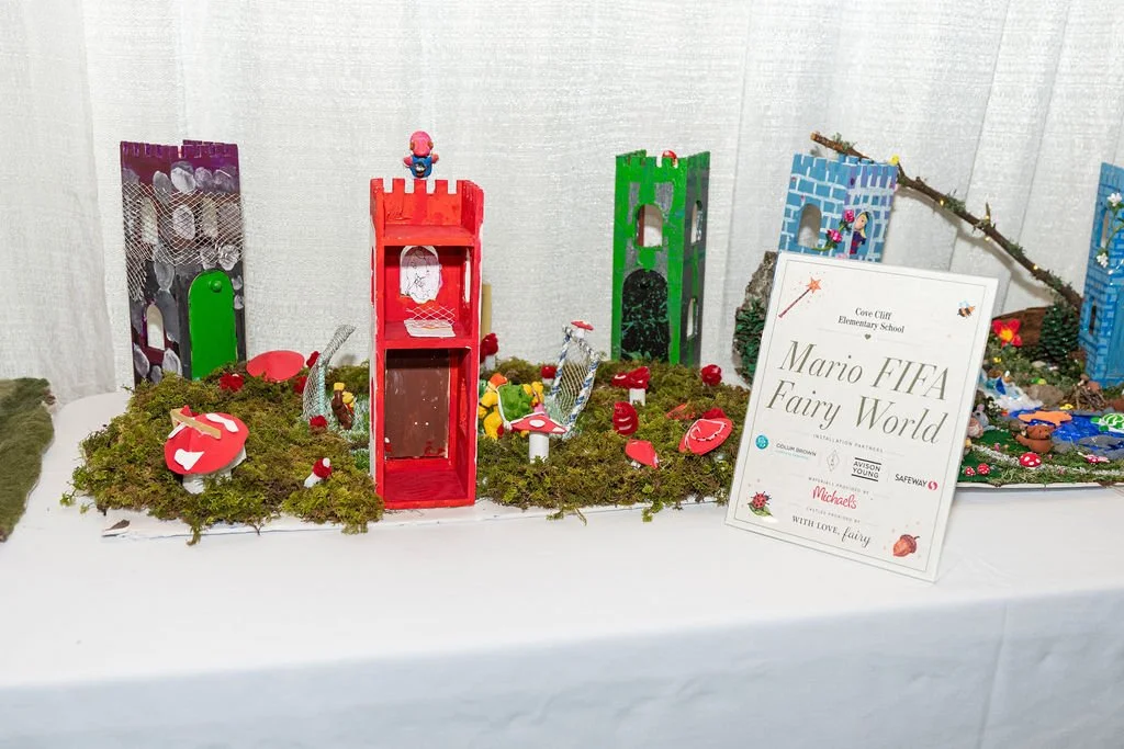 School fairy garden installation