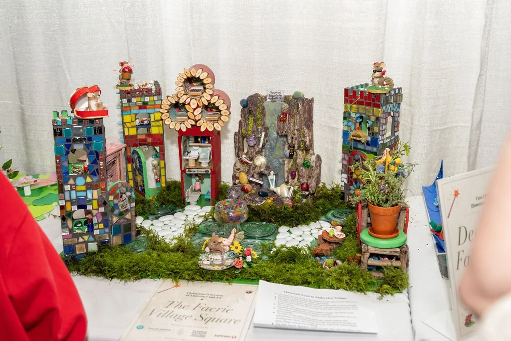 School fairy garden installation