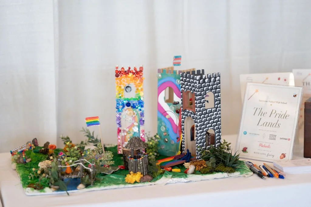 School fairy garden installation — Fairy Garden Trail Vancouver