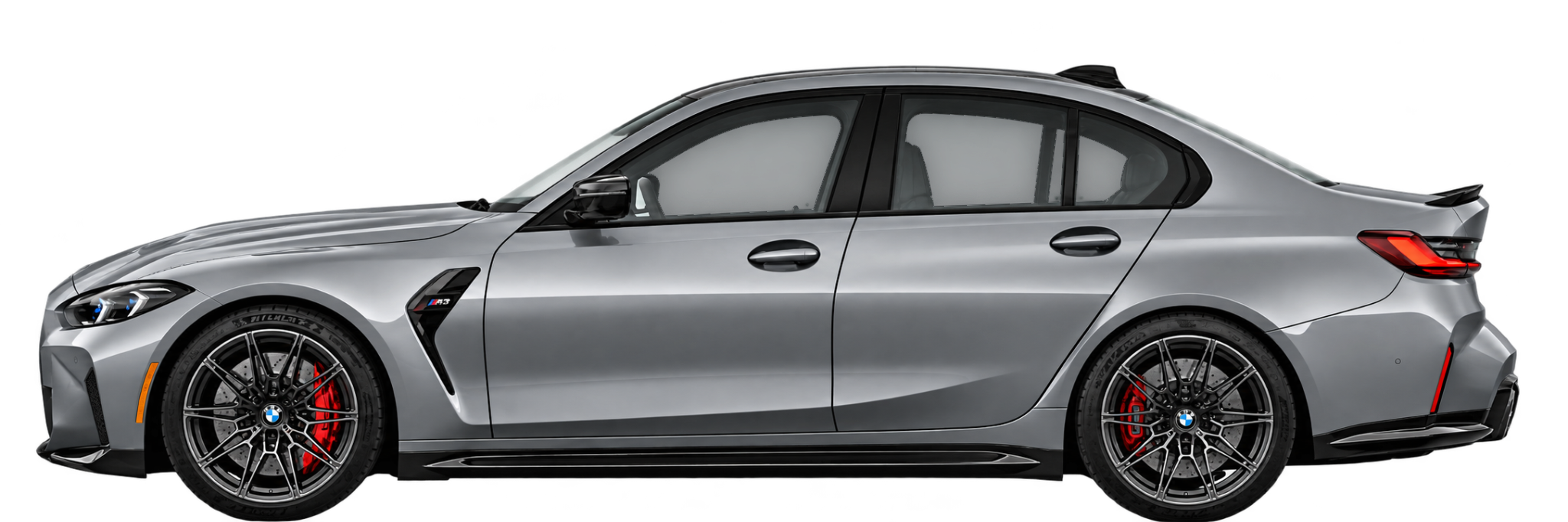BMW M3 with selected window tint shade
