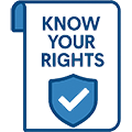 Know Your Rights Icon
